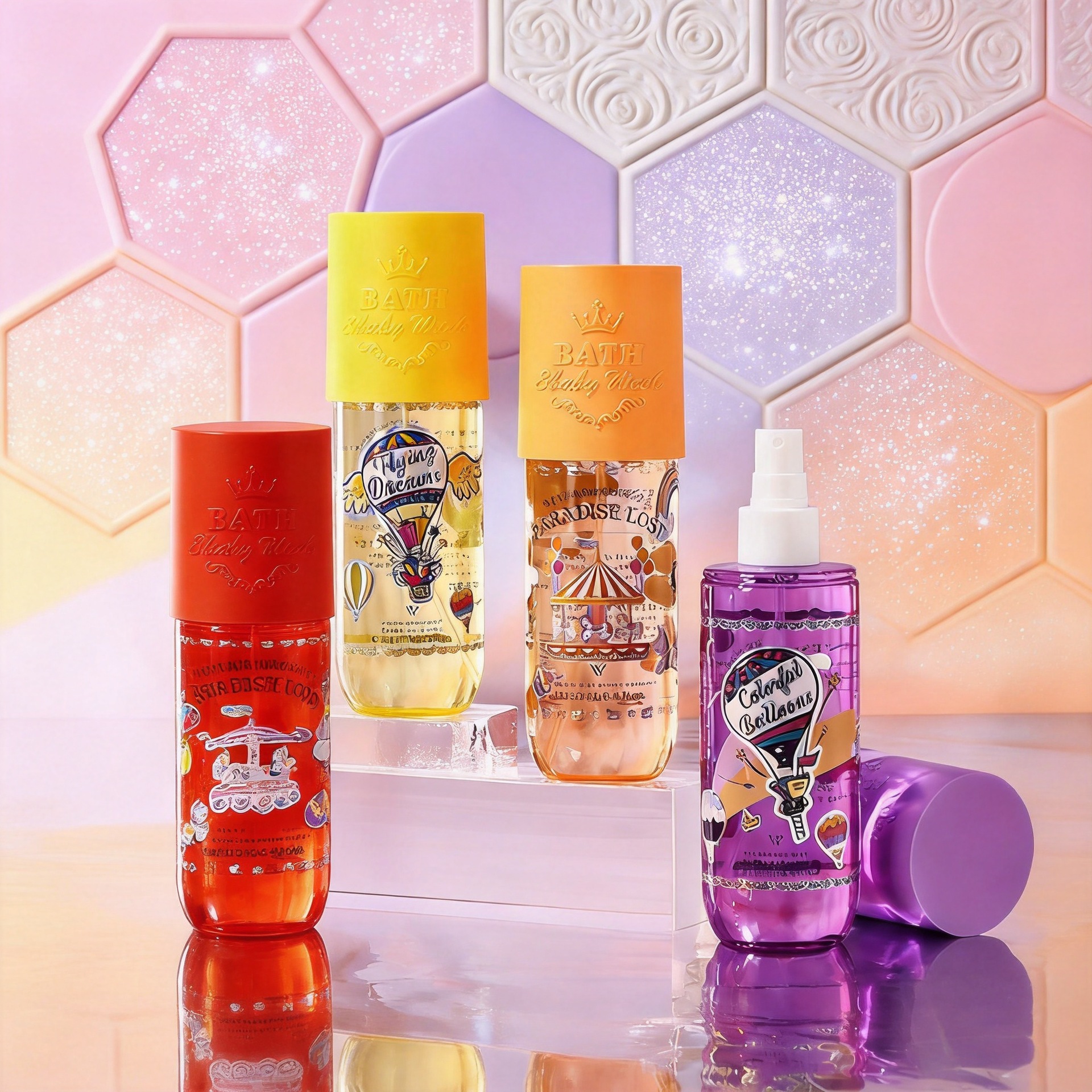 Cross-border exclusive women's perfume body spray, long-lasting fragrance, 250mL, Brazilian factory trade wholesale.