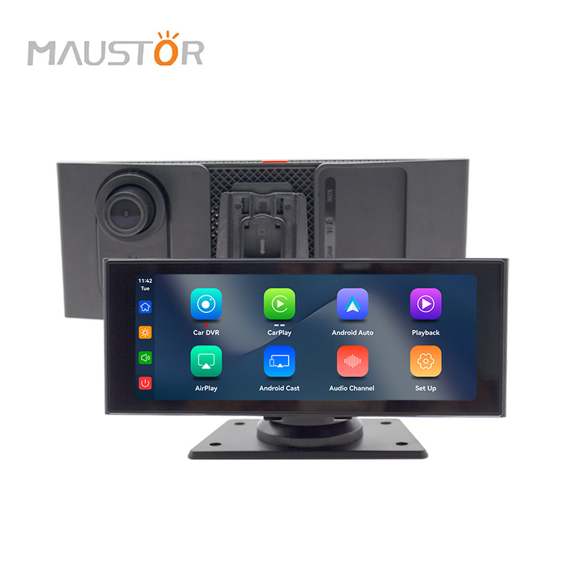 Nuevo producto 7 / 10.26 pulgadas HD pantalla de control central portátil carregador de conducción inalámbrico de navegación Carplay image 5