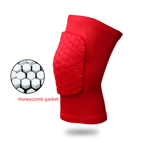Cross-border exclusive basketball knee pads honeycomb short knee pads for running, cycling, hiking sports equipment men