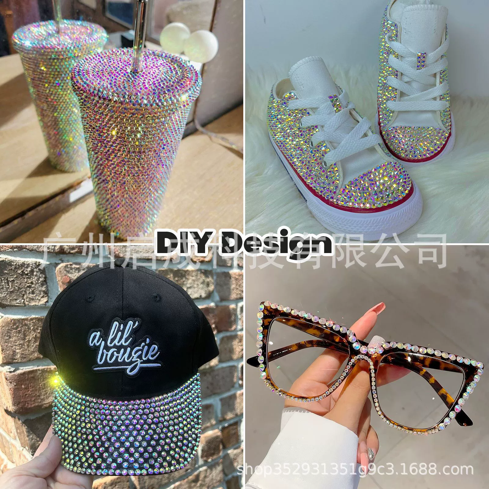 Переходной бутик imitation Octobic Diamond Diamond Diamond Diamond Nail Diamond Handmade