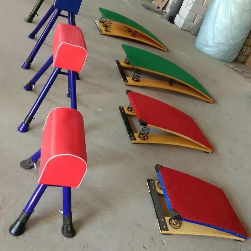 Детский регулируемый конь для прыжков, конь для прыжков в детском саду, разборный ящик для прыжков, большое оборудование для тренировок по прыжкам на козле, пружинная трамплин