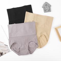 Postpartum high-waist belly-binding shaping body shaping triangle pure cotton lifting and shaping waist-pinning pants for women