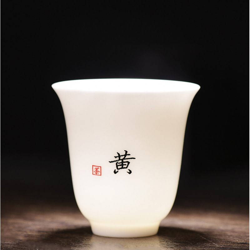 百家姓免费定 制姓氏小杯子泡茶杯羊脂玉茶杯品茗杯单杯主人杯家|undefined
