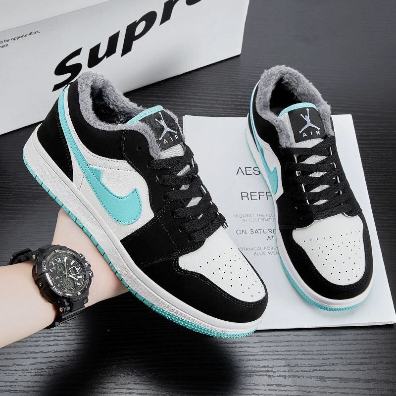Air Jordan, Air Jordan 1, низкая обувь, флисовые кроссовки