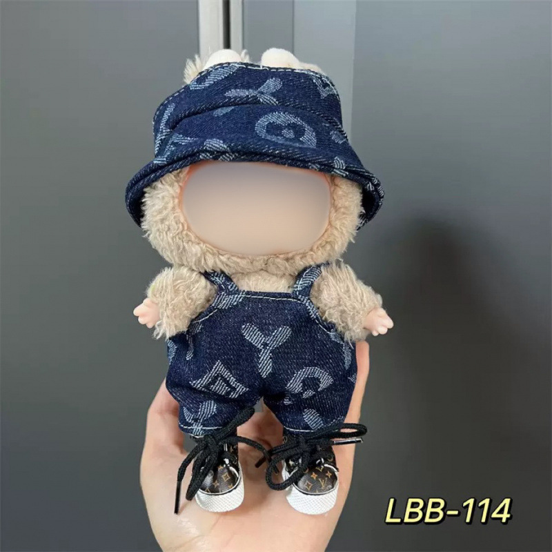 仅衣服适用于17cm拉布布搪胶娃娃毛绒公仔等可穿衣服换装着替套装|undefined
