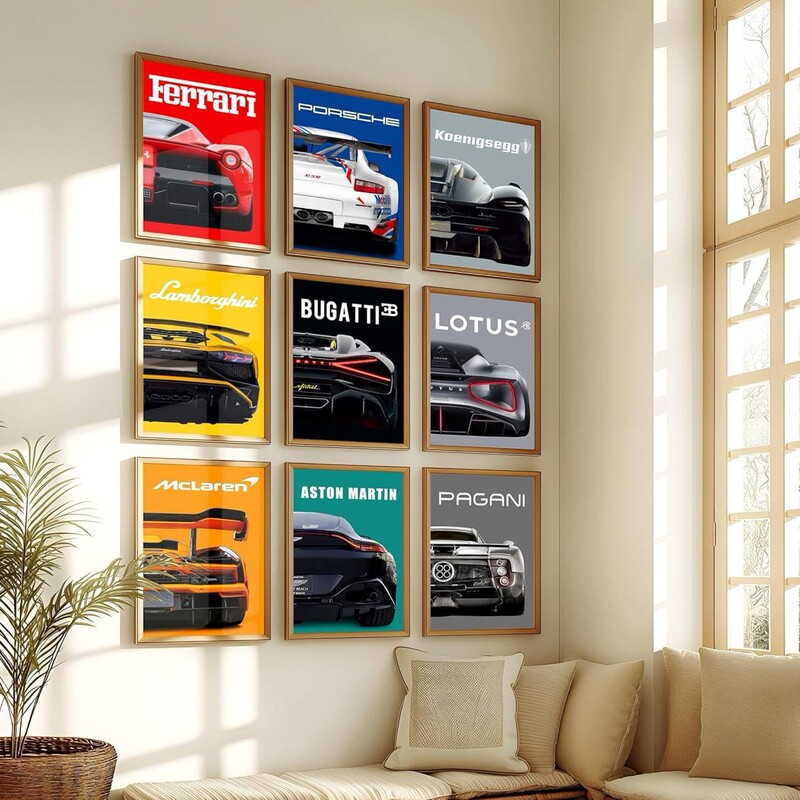 Cool Cartoon Car Decorative Wall Art for Export, Fresh Wall Decoration for Living Room, Custom-Made from Your Own Image Cool Cartoon Car Decorative Wall Art for Export, Fresh Wall Decoration for Living Room, Custom-Made from Your Own Image