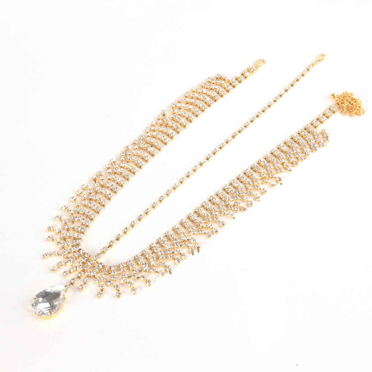 Elegant Rhinestone Forehead Chain