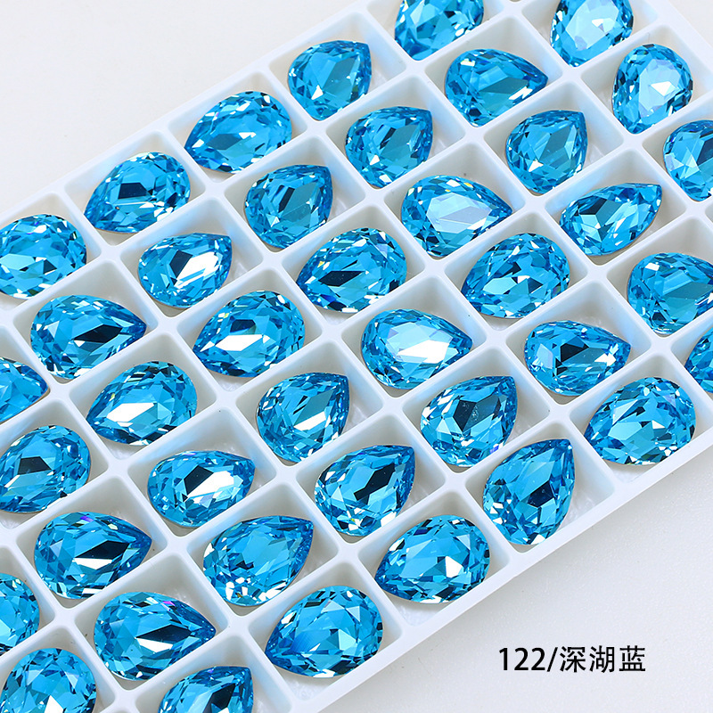 東洲水晶k 9ガラスドリル水滴尖底ドリルdiyアクセサリーアクセサリードリル服装靴バッグ立体装飾ドリル|undefined