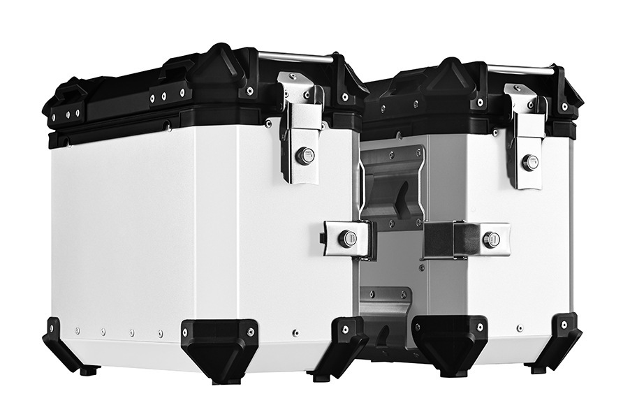 Hot-Selling 28L35L Large-Capacity Corner-Protected Aluminum Alloy Side Box, Universal Waterproof and Anti-Collision Travel Motorcycle Tail Box