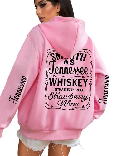 Oxford letter print hooded sweatshirt, casual long-sleeved hooded sweatshirt with pockets, suitable for winter and autumn.