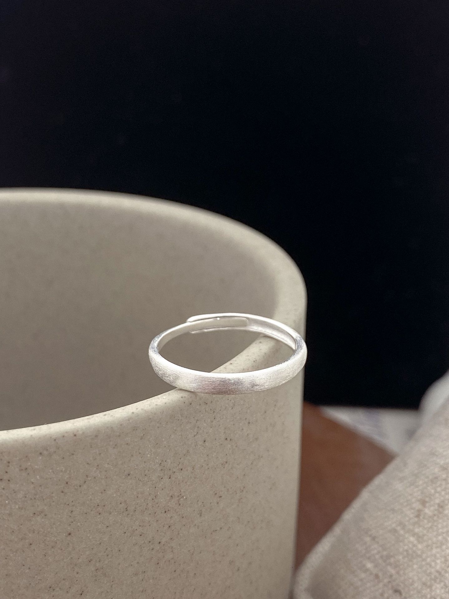 1g Weight Open Rings Classification 1 Piece 925 Sterling Silver Geometric Open Rings
