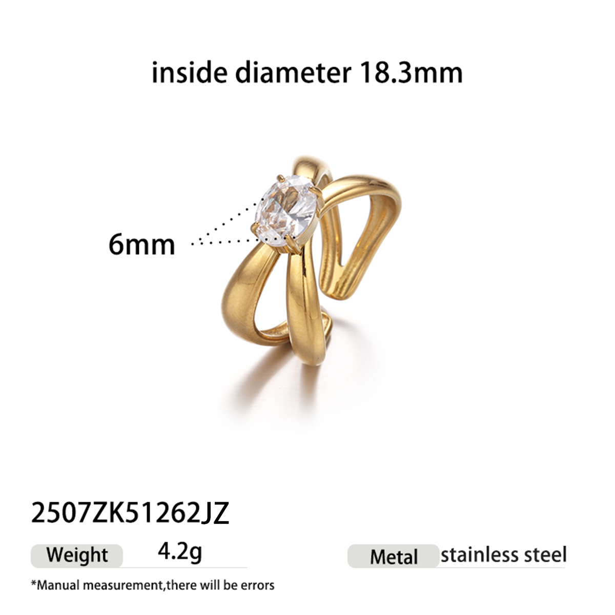 Anillo de acero inoxidable de la UE y los Estados Unidos de la mujer no se desvanece, anillo de titanio de nicho, joyas de mano de alta calidad