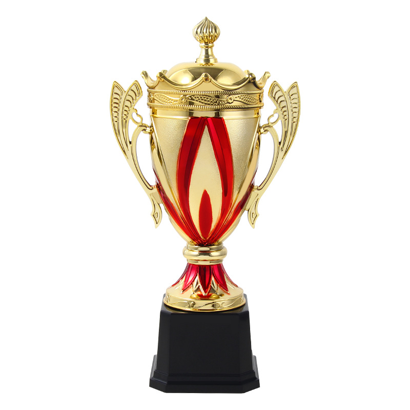 Trofeo de metal personalizado creativo grabación fútbol campeón de baloncesto atmósfera de alta calidad niños jardín de infantes competencia primaria