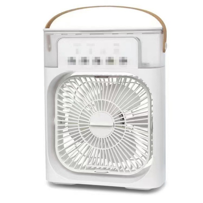 Nuevo Ventilador Eléctrico de Cinco Orificios con Pulverizador, Ventilador USB Pequeño, Ventilador con Pulverizador Tres en Uno, Iluminación Multifunción, Venta al por Mayor