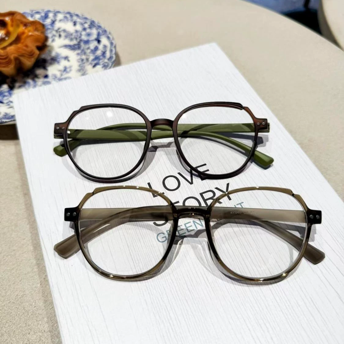 2024 новые сверхлегкие очки для миопии женские анти-синего цвета