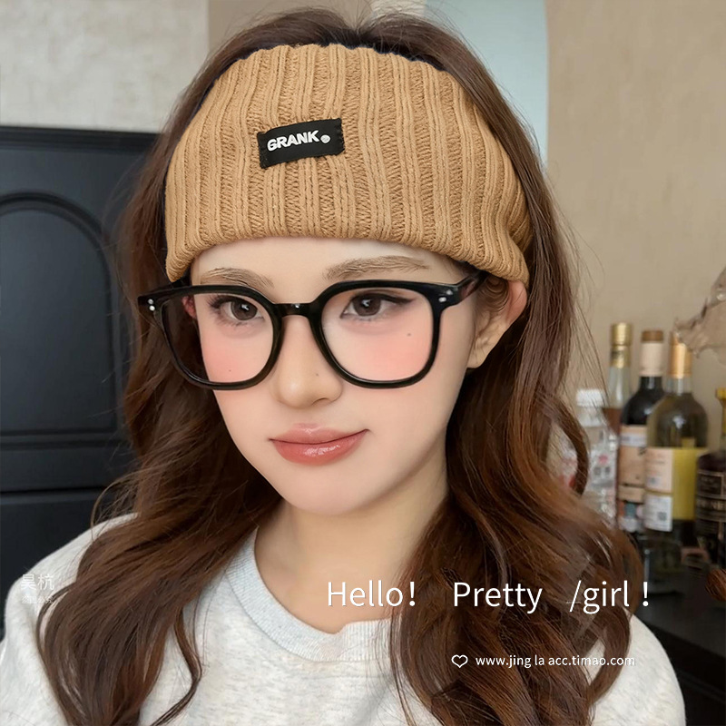 Otoño y invierno deportes de lavado de la cara cinturón de cabello frente protector de orejas caliente banda de cabello 2025 nuevo tipo de toque de cabello de uso diario