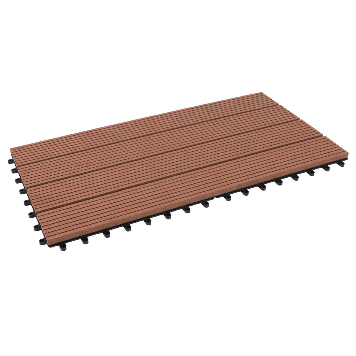 Suelo compuesto de plástico y madera para exteriores, anticorrosión, para patio, terraza, jardín, villa, balcón, autoinstalación, ecológico, resistente a la humedad, uso en exteriores.