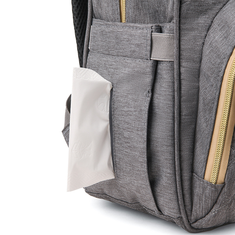 Bolso de mamá de gran capacidad personalizado transfronterizo bolso multifuncional para madre e bebé almacén de biberones de aislamiento bolso de hombro al aire libre de ocio