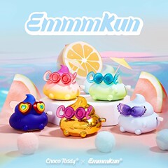 正版EmmmKun一起摇摆发条可动公仔系列摆件粑粑玩具盲盒批发