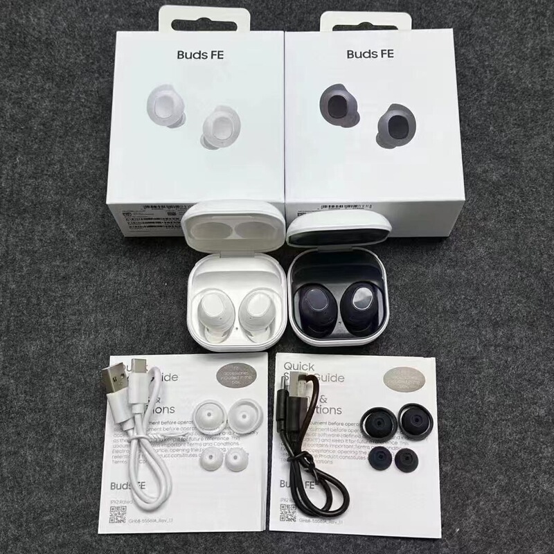 Cross-Border E-Commerce Bluetooth Headset Suitable for Samsung True Wireless Buds Fe Earbuds R400 Hall Wireless Charging