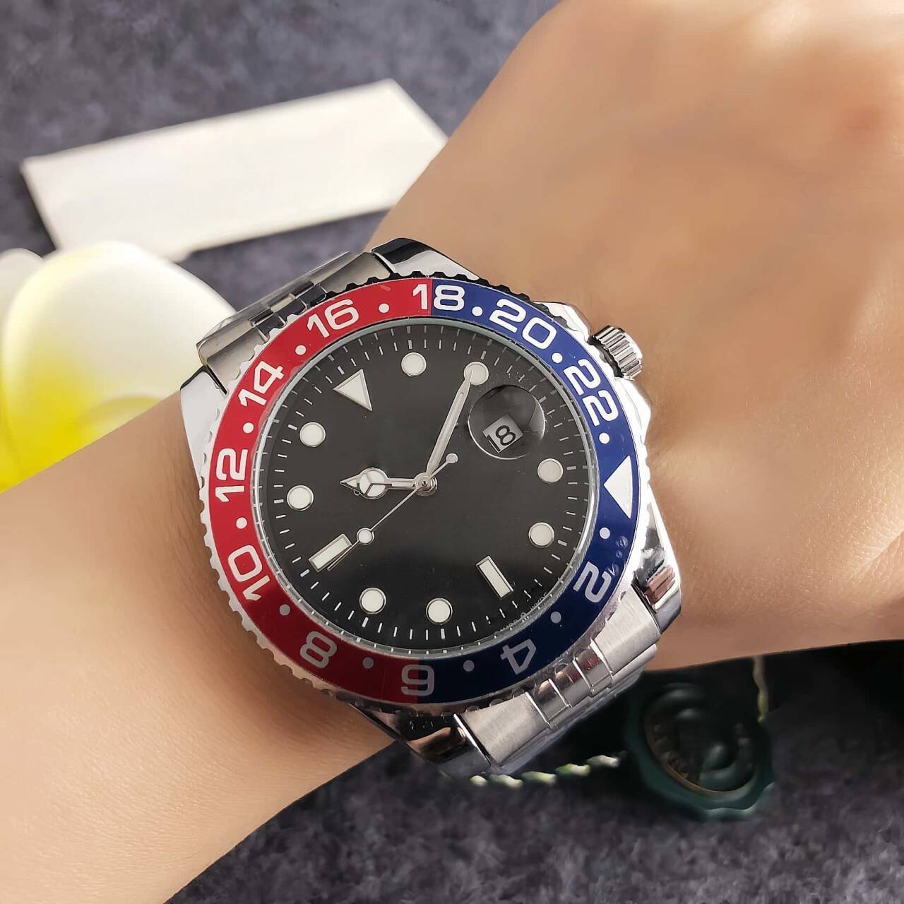 Coke Color Watch Trendy Sports High-End Sports Watch Men's Watch Classic Trendy Business Men's Watch