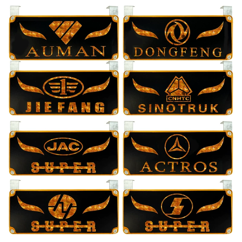 Грузовик полуприцепной модифицированной карты фонарь 12V24V с логотипом декоративный свет средний сетевой широкий свет вспышка сигнальная лампа