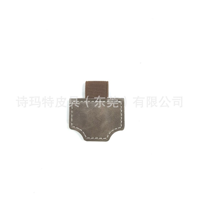 跨境疯马皮磁吸书签 磁性复古书签书页记忆磁性真皮书夹雕刻书签|undefined