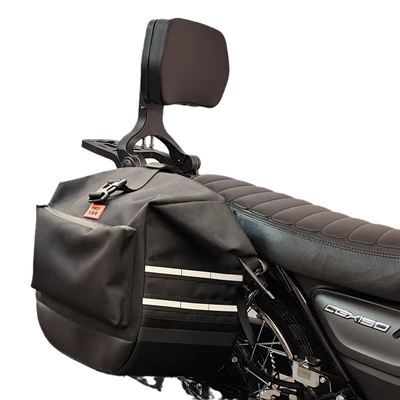 Motorcycle bumper | canvas side bag anti-fall