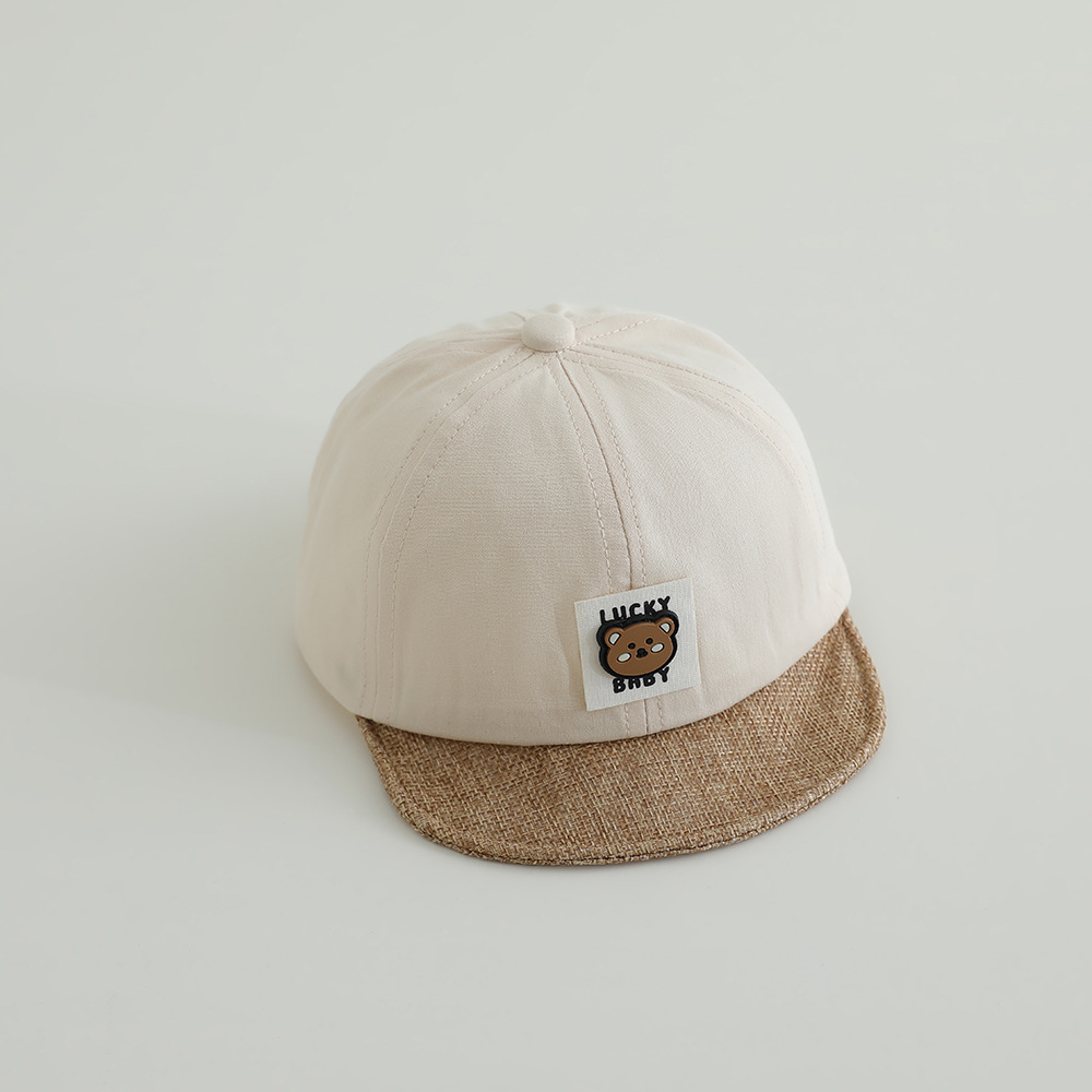 12-30 Sombreros para bebés de primavera y otoño delgados sombreros de pato para bebés sombreros de béisbol para niños sombreros de protección solar coreanos