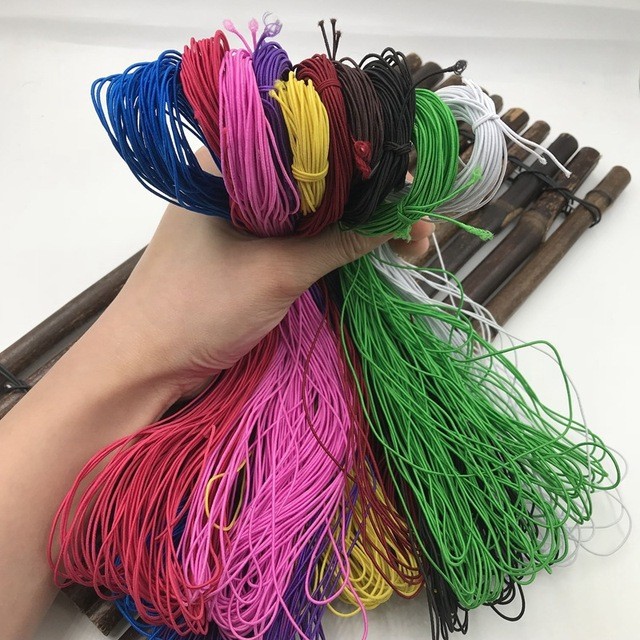 厂家直销DIY0.8mm包芯弹力线穿珠松紧绳高弹性手链饰品手串珠绳