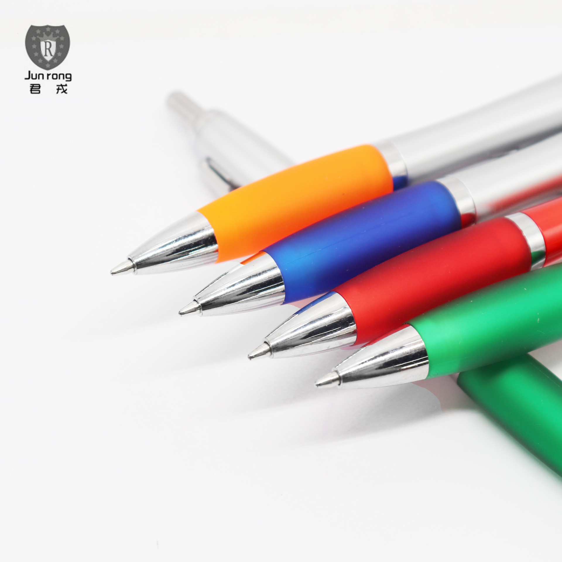 Tonglu papelería color completo pluma de aceite medio Pluma de calabaza de publicidad de plástico en stock