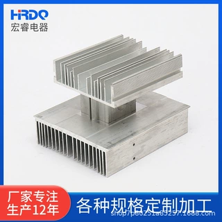 定制拿样专区铝型材散热器 工业铝型材小功率散热片加工