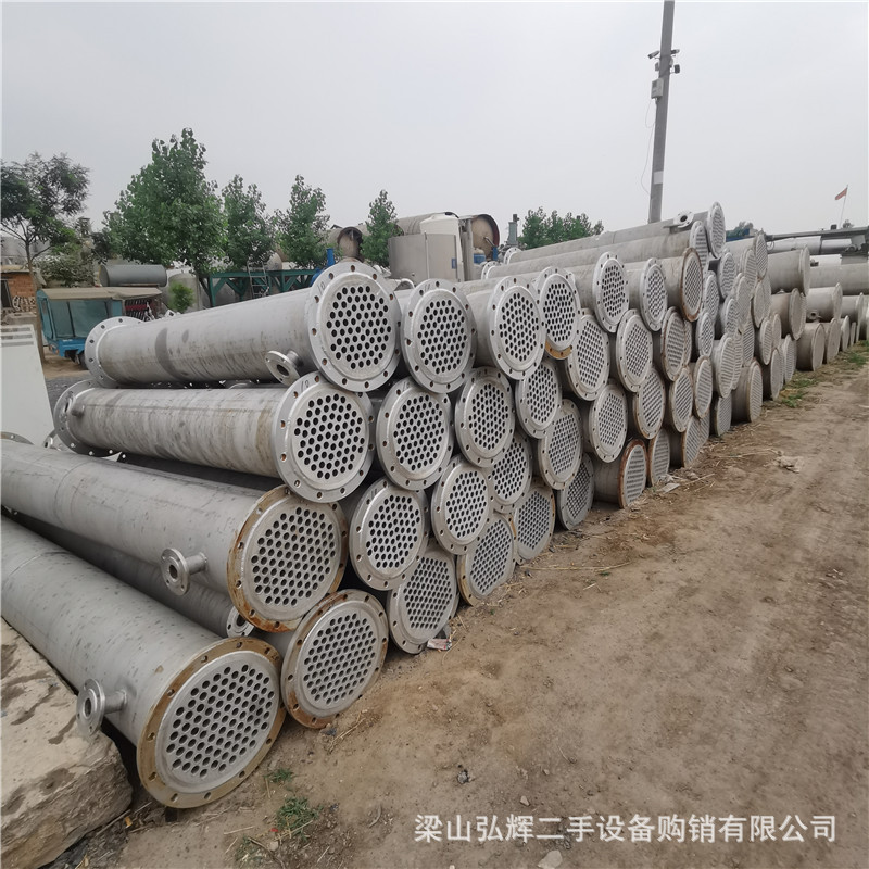 九成新不锈钢列管冷凝器 不锈钢列管冷凝器强制循环挥发器
