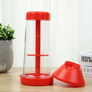Flour Mixer Hand-held Rotating Surface Powder Sieve Cup Household Kitchen Baking Utensils Plastic Semi-automatic Flour Sieve