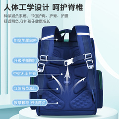 Primary school backpacks for grades 1 to 6—boys' and girls' models, designed to ease load and support the back, with logo printing—wholesale available