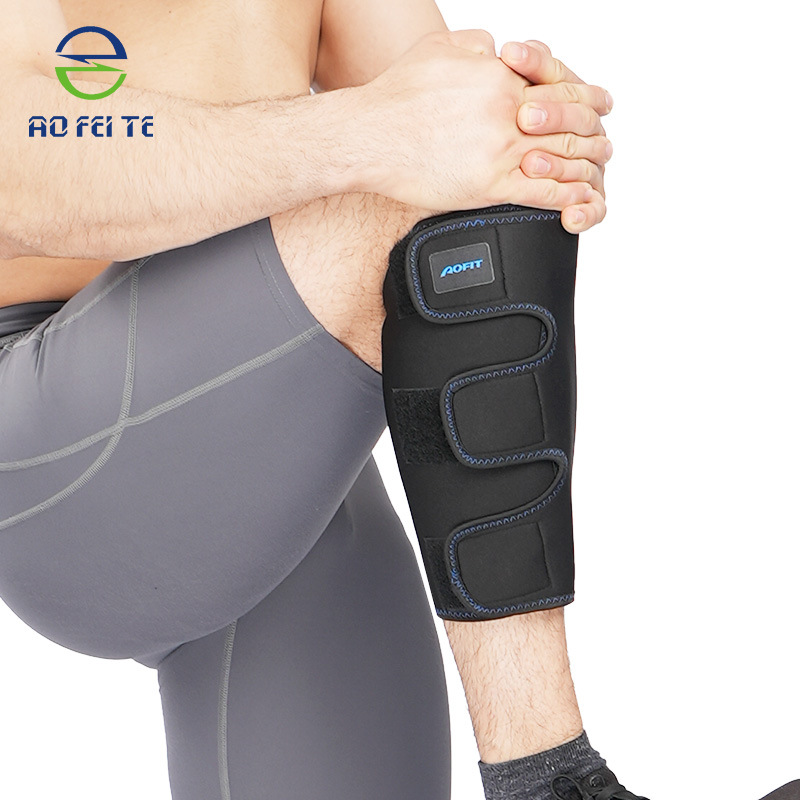 運動加壓護腿護膝運動護具透氣保暖護腿跑步運動護小腿工廠批發(fā)