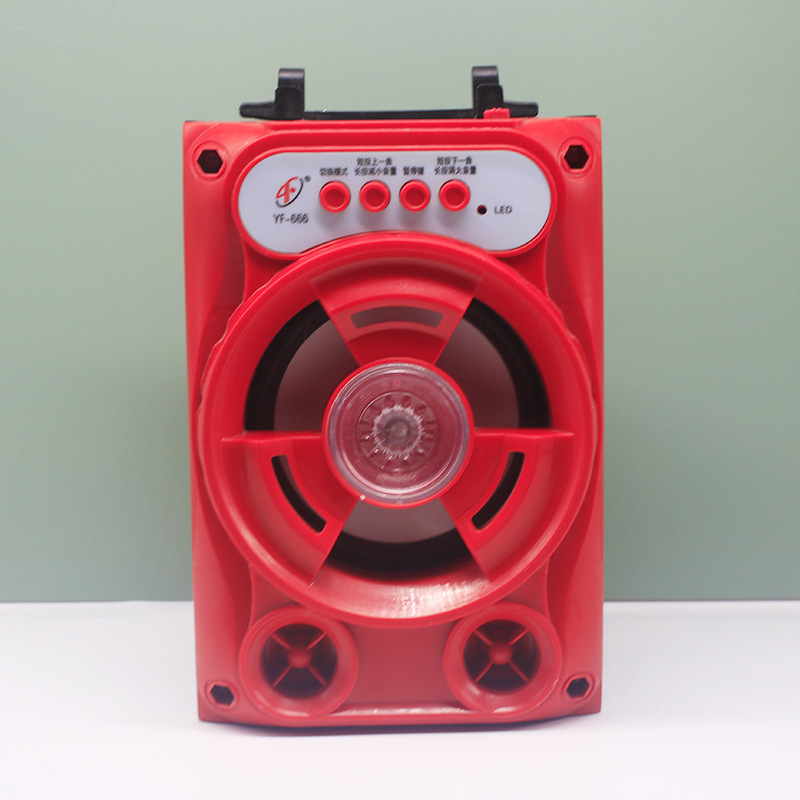 YF-666手提蓝牙音箱便携式广场舞无线蓝牙音箱插卡重低音蓝牙音箱