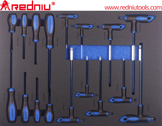 一字十字螺丝刀T型球头扳手汽修五金工具组套