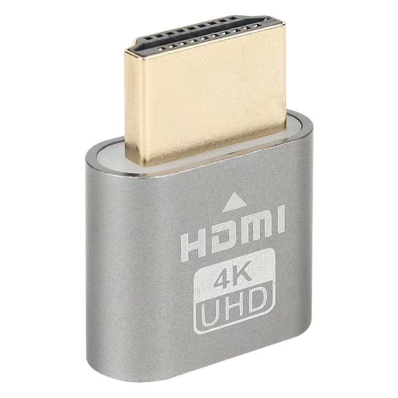 HDMI pantalla virtual remoto colgar-up 3060 tarjeta gráfica convertidor de carga resolución especificada EDID pantalla de bloqueo tesoro