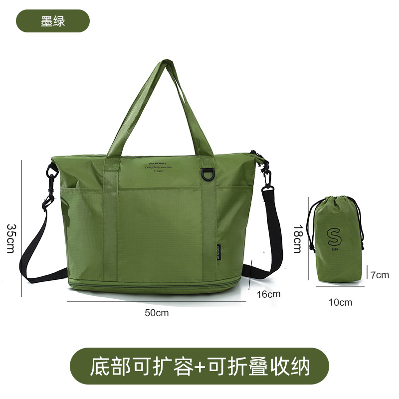Cross-border Foreign Trade Large-capacity Expandable Trolley Case Luggage Bag Single-shoulder Lightweight Multifunctional Travel Storage Bag