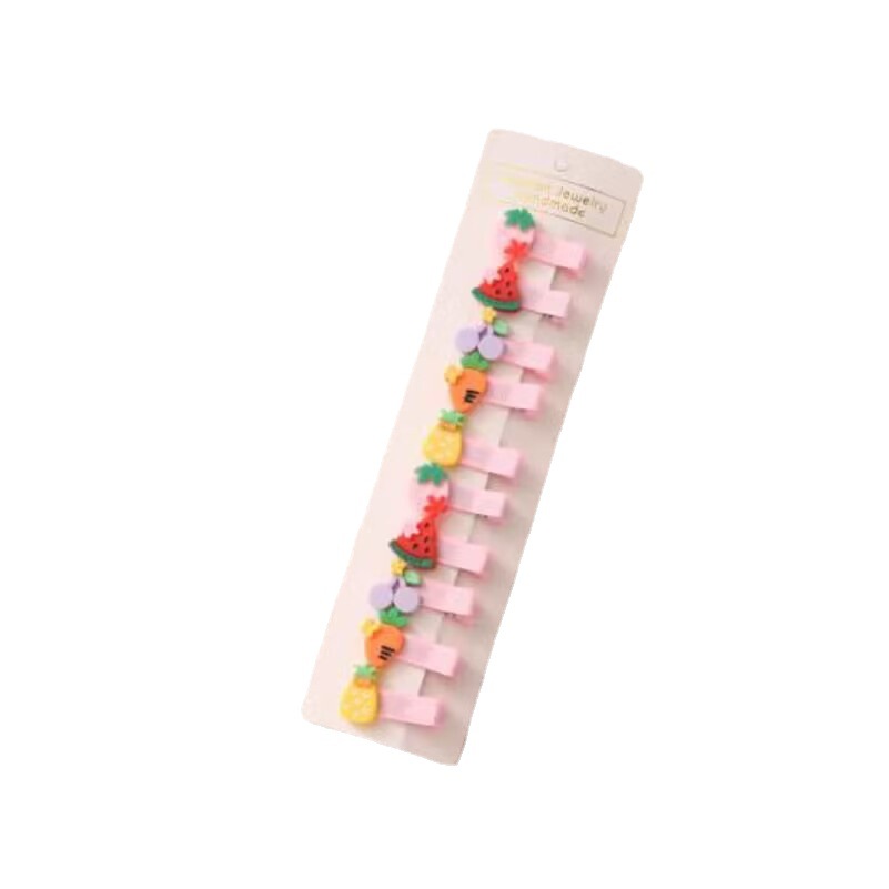 La horquilla del bebé de los niños no duele el cabello clip de pico de pato lado de la niña horquilla rota coreano lindo flequillo clip al por mayor