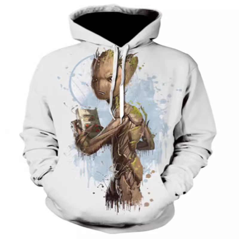 Foreign Trade 2022 New 3D Digital Printing Iron Man Hoodie Marvel Character Casual Trendyy Hooded Sweatshirt