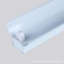廠家批發LED日光燈支架T8熒光燈架1.2米單管雙管燈座工程專用支架