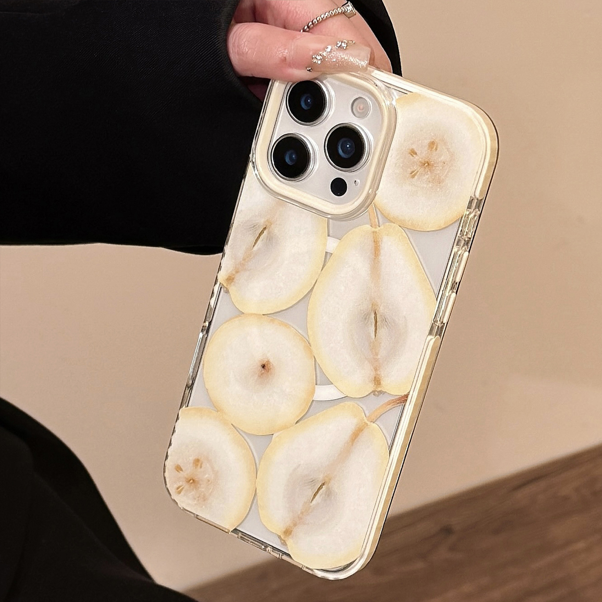 Verano fruta pantalla completa Sydney para iPhone16 funda para teléfono móvil 15ProMax nicho 14/13 pareja 16PM