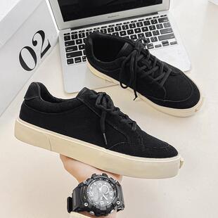 National fashion niche suede skateboard shoes 2023 four seasons new fashion design all-match sports casual shoes men's shoes