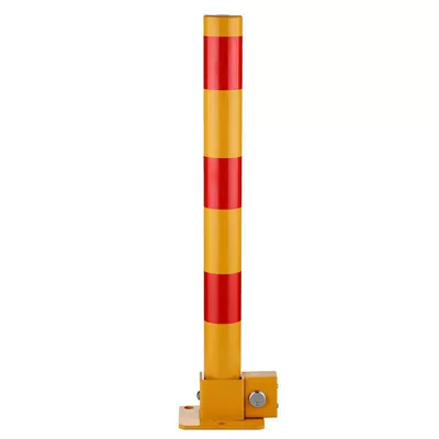 Jiajie parking space ground lock parking space ground lock movable ground lock parking pile occupancy prohibition parking stopper free of punching (Car lock) - standard-model-3kg-yellow-red