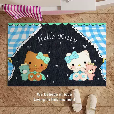 Diatom Mud Floor Mat, Avtomobil döşəmə paspasları - kitty-cat-the-little-bear-friend-4060cm25mm-diatom-mud