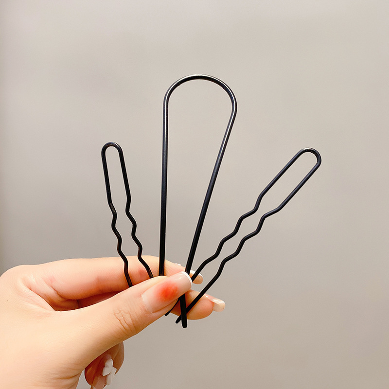 Horquilla en forma de U de alta calidad para mujer, horquilla para el cabello de todo fósforo diaria, horquilla para el cabello de la moda coreana, tocado, accesorios para el cabello con peine