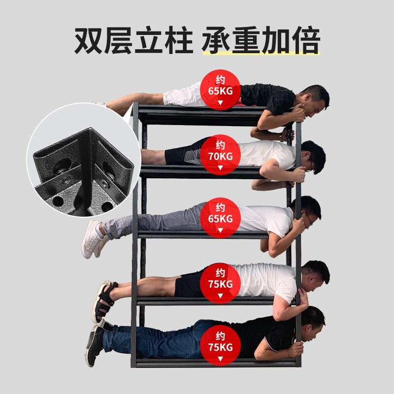 ✅仓储货架家用置物架多层仓库重型货物架商用收纳储物架快递铁架