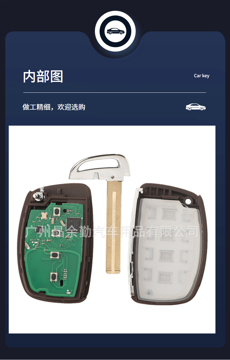 For Hyundai Sonata 2015-2017 Smart Car Key 433MHz 95440-C1000 C1001 8A